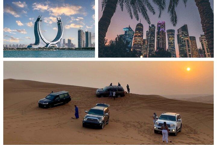 Doha, Catar: Doha Desert Safari & City - Excursão privada de dia inteiro.