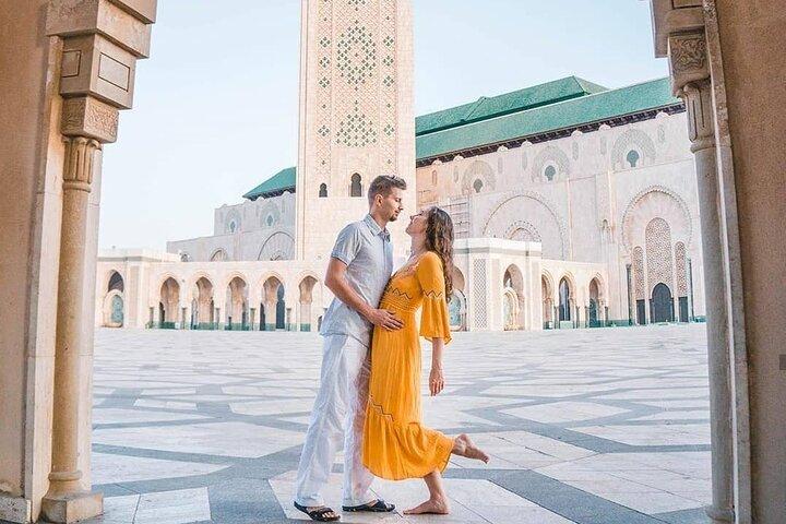 Gita privata di un giorno intero da Marrakech a Casablanca e Rabat