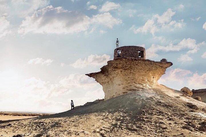 Excursão de dia inteiro ao norte e oeste do Catar com embarque em Doha