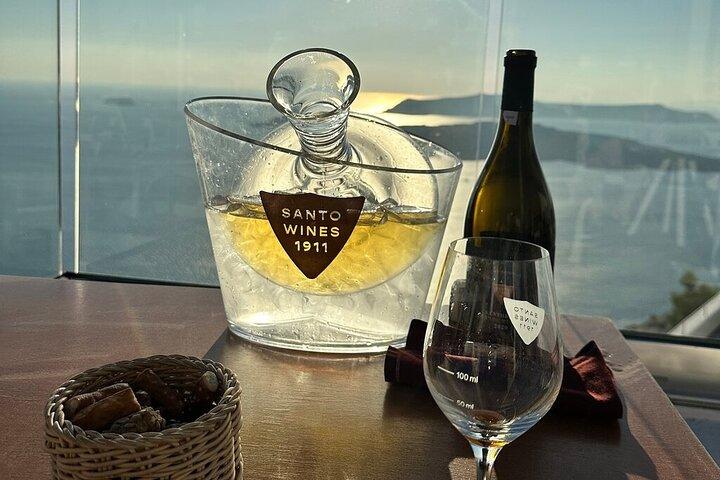Tour de cata de vinos en Santorini