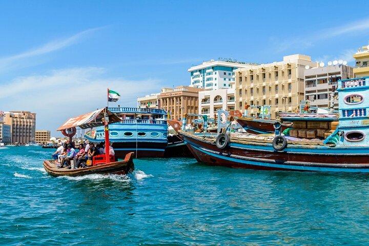Excursion d'une journée complète à Dubaï avec Dhow Cruise Dinner Marina
