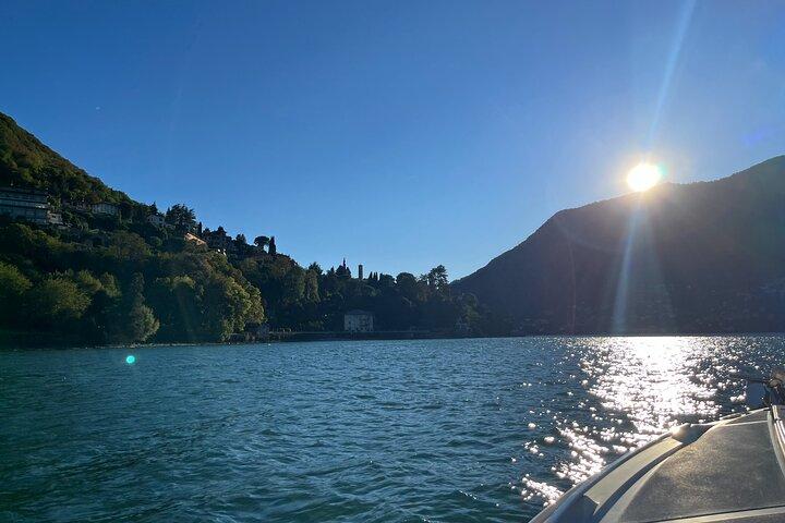 Excursion privée en bateau d'une heure sur le lac de Côme
