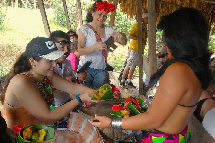 Excursão a uma cachoeira e aldeia de Embera com almoço incluído