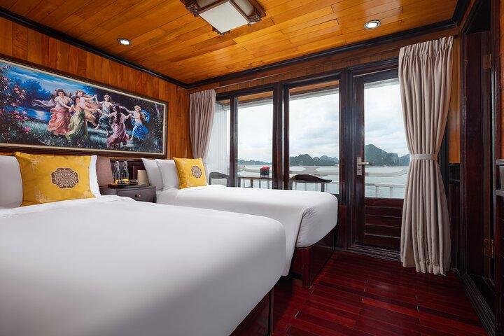 Hera Cruise 2 dias Explore a Baía de Halong saindo de Hanói