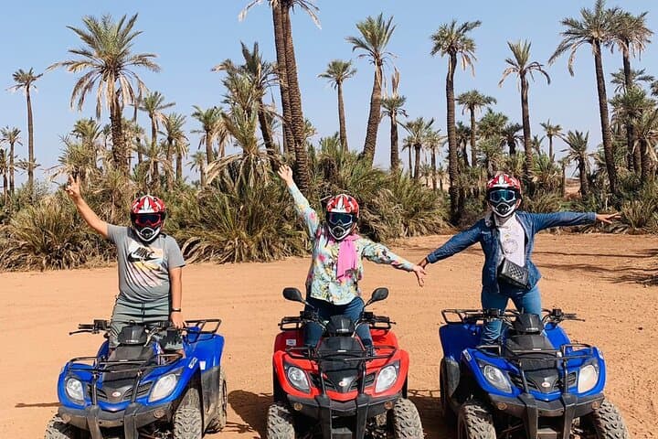 3 Hours Quad Excursion to the palm grove and Jbilat Desert