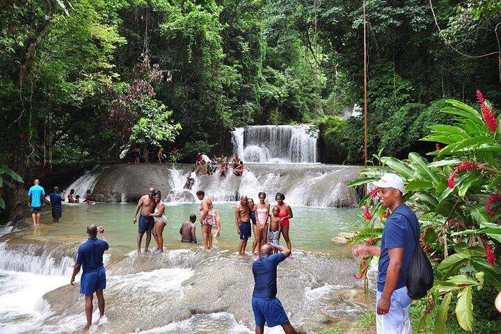 Privat tur fra Negril til YS Falls og Pelican Bar