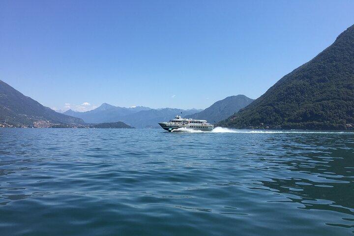 Excursion privée en bateau d'une heure sur le lac de Côme