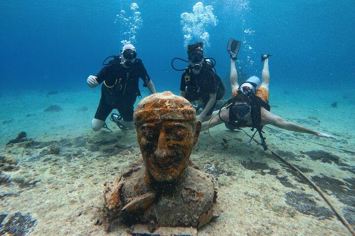 Try diving without previous experience from shore