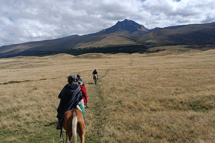 Cotopaxi vulkan ridning och vandring Privat tur