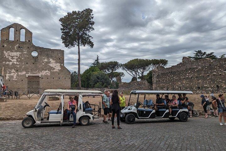 Private Appian Way (Appia Antica) Tour in Rome met de golfkar