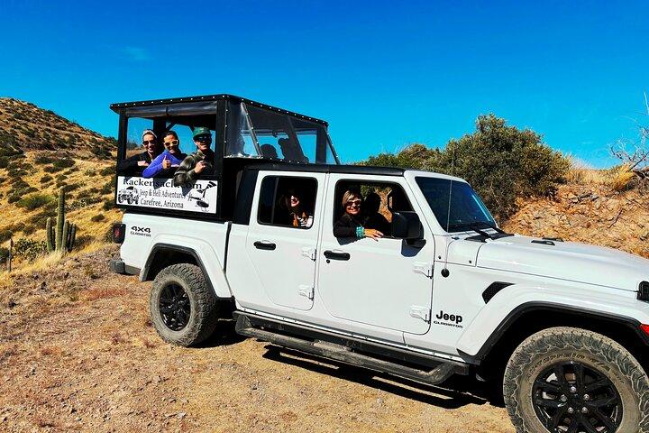 Historisk 1880'er Gold Mine Jeep Adventure nær Scottsdale Phoenix