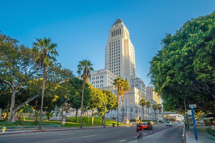 LA Little Tokyo naar Olvera St Smartphone-wandeltocht (app/GPS).
