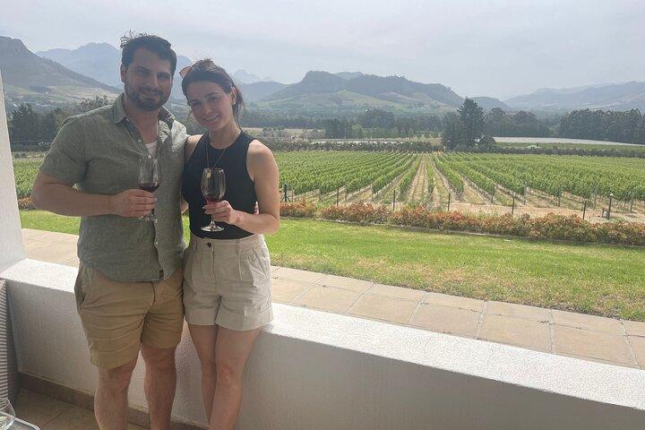 Visite partagée de Franschhoek en vélo électrique et en vin