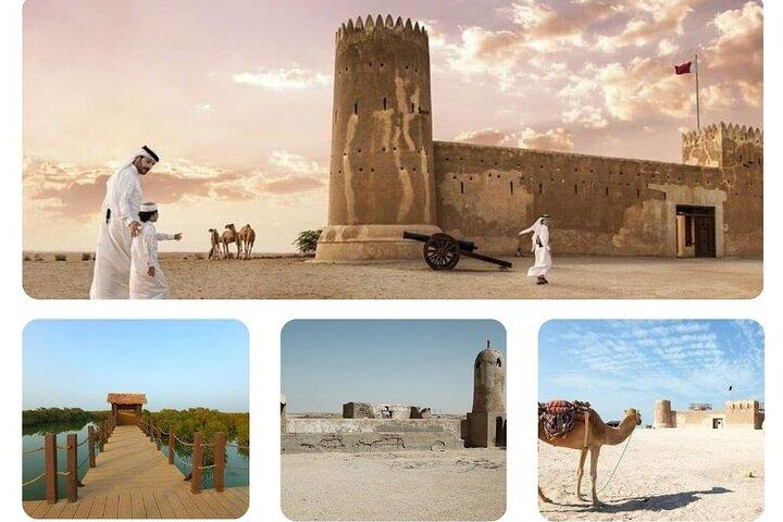Ten noorden van Qatar Tour|Zubara Fort, Purple Island & Mangroves Colony
