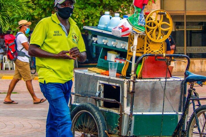 Tour privato dello street food a Cartagena