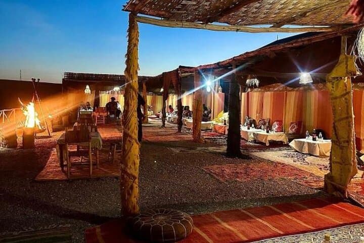 Sunset & Camel Ride & Dinner in Desert Agafay Marrakech