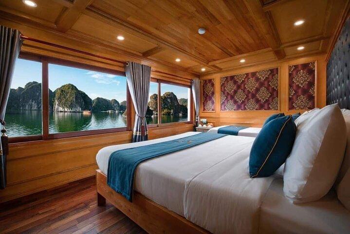 Halong Bay 2 dagen op klassieke cruise, kleine groep, fietsen-kajakken