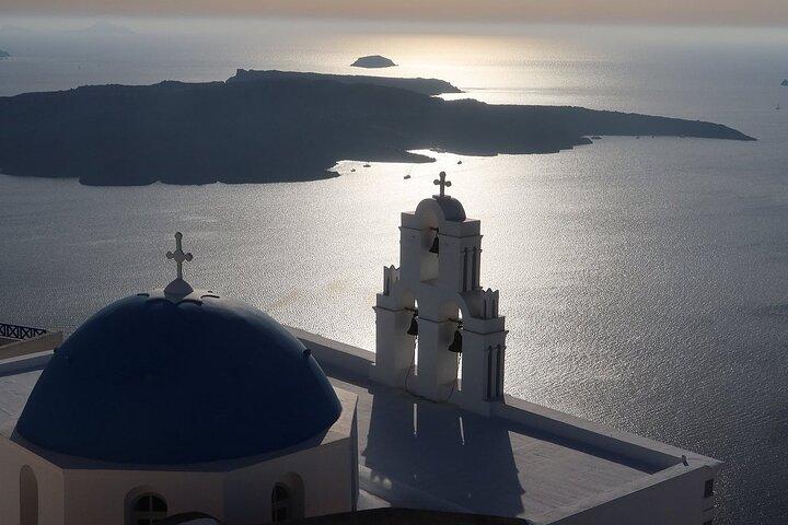 Landausflug Santorini, 3 Glocken, Oia, Megalochori und Strandzeit