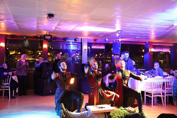 Bosphorus Dinner Cruise Istanbul & Turkish Night Show (Pickup)