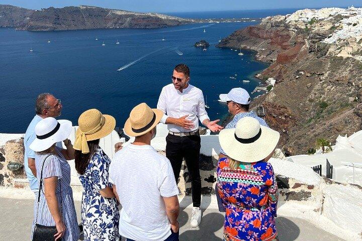Santorini: Excursão de meio dia à ilha