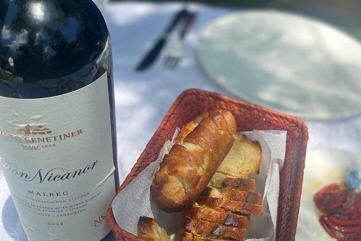 Experiência de degustação de vinho e Asado (BBQ)