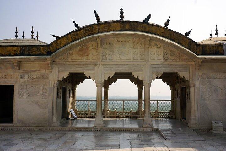 Ohne Anstehen: Tagestour zum Taj Mahal und Agra bei Sonnenaufgang ab Jaipur