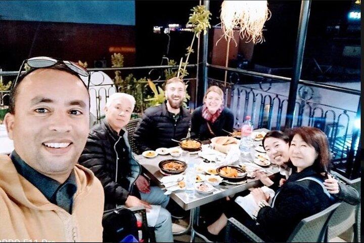 Tour e cena di degustazione di cibo marocchino