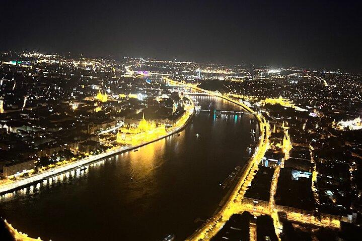 Sightseeingflyg över Budapest
