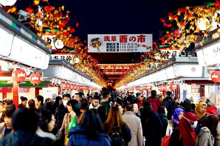 Privéfotowandeling door Asakusa