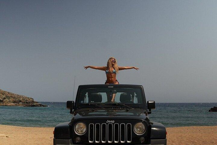 Privat jeeptur till Mykonos