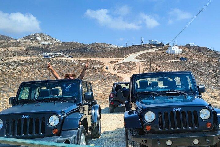 Privat jeeptur till Mykonos