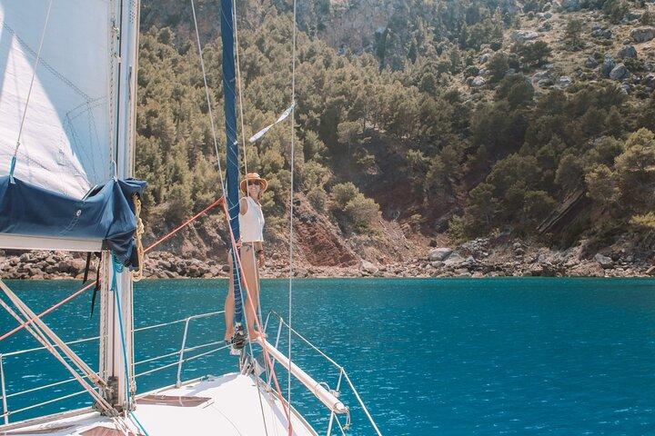 Hel dag på en privat sejlbåd på Mallorca