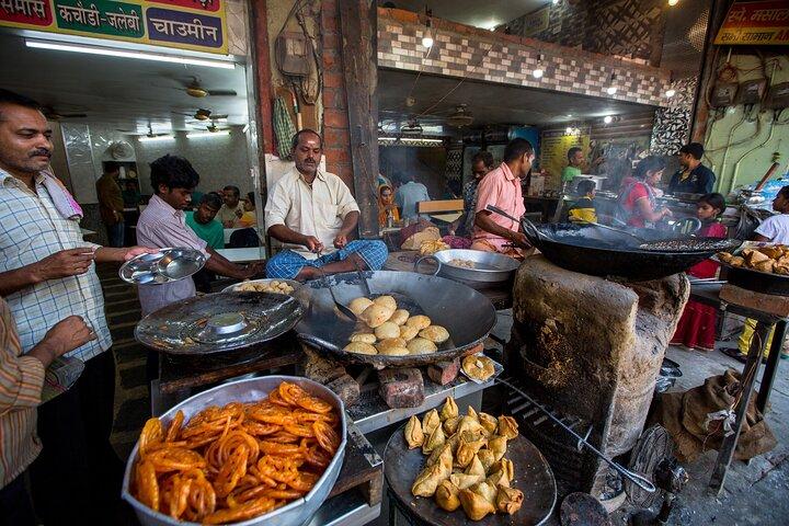 Halvdag privat Street Food Tour Old Delhi