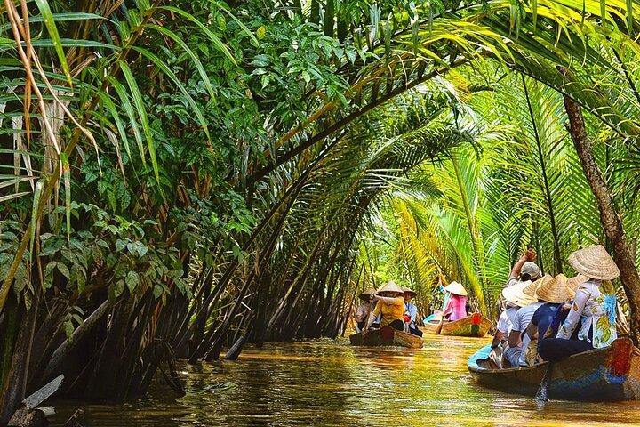 Tagestour My Tho – Ben Tre auf dem Boot erkunden Sie Coconut Island