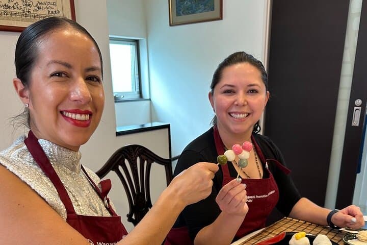Mochi and Nerikiri Wagashi Combination Cooking Class