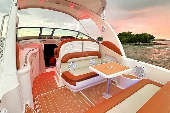 Private Miami Kapitän Yacht Vermietung : Sonnenuntergang Optionen