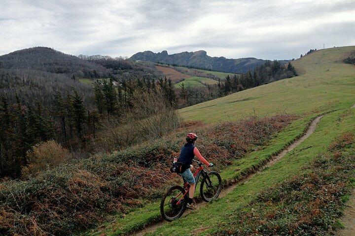 Mountainbike lille gruppe tur i San Sebastian