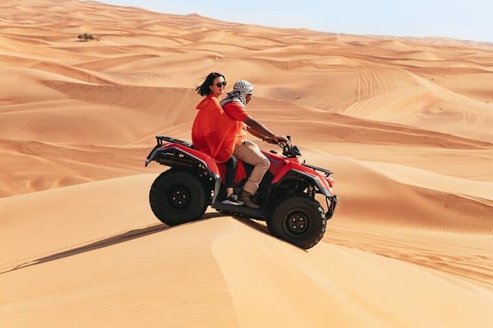 Quad Bike Self-drive & Camel Trekking Experience In Red Dunes Desert