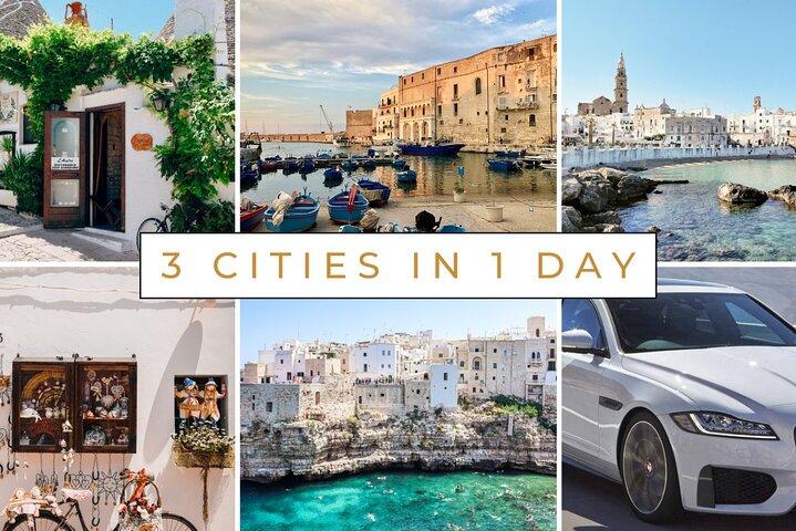 Visit Alberobello, Monopoli, Polignano: Private tour from Bari