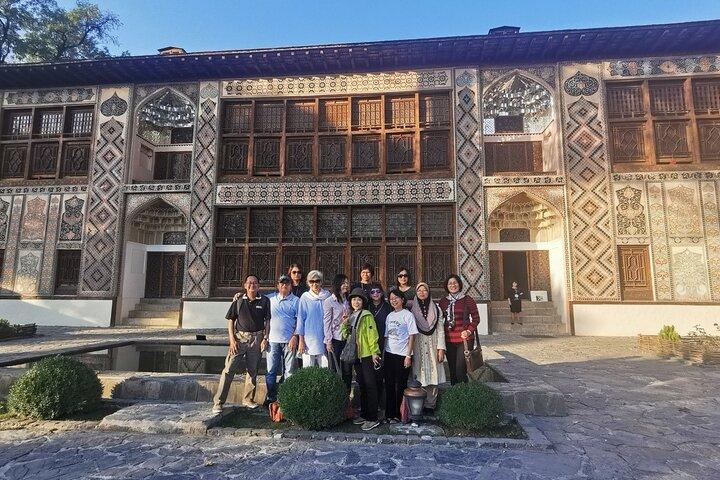 Privat fuld dag Sheki Heritage og Silk Road tur