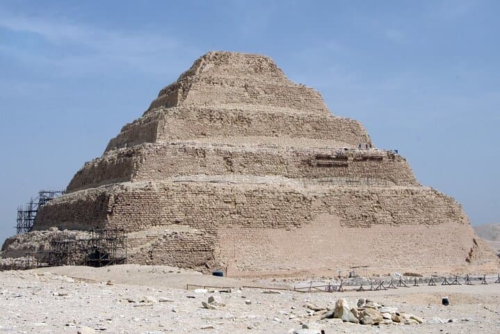 Memphis, Saqqara and the Pyramids of Giza from Cairo