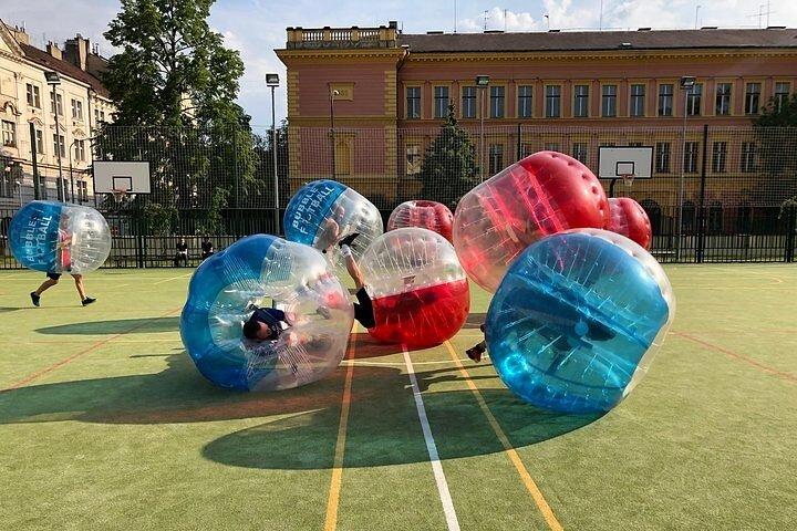 Privé-bubbelvoetbalactiviteit in Praag
