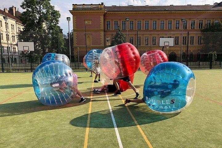 Privé-bubbelvoetbalactiviteit in Praag
