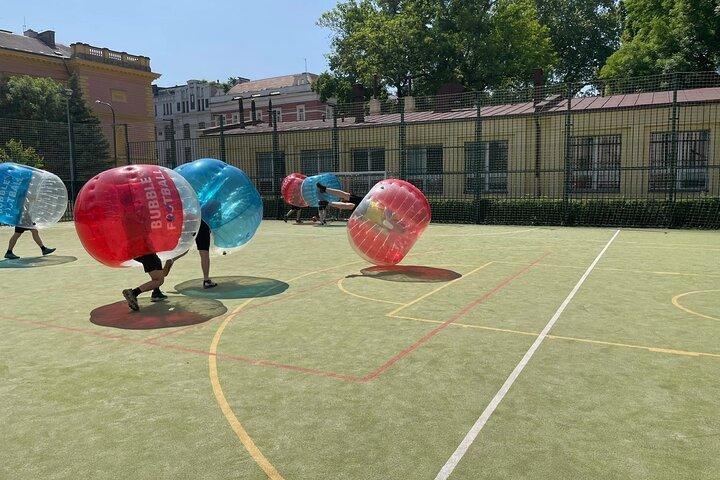 Privé-bubbelvoetbalactiviteit in Praag