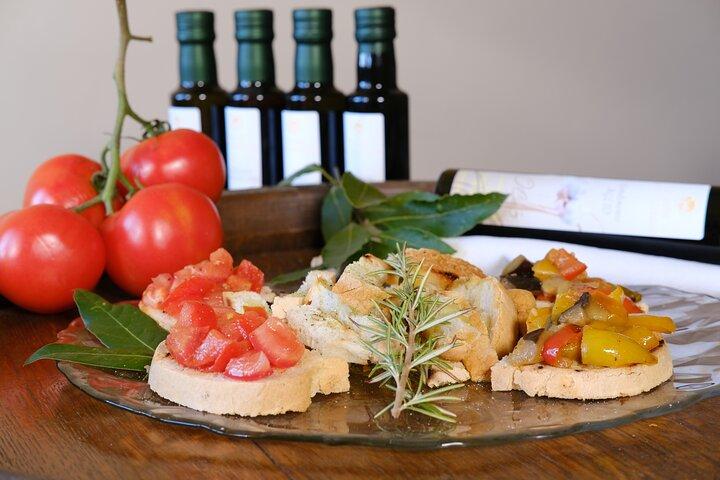 Dégustation privée de vin et d'huile d'olive vierge extra