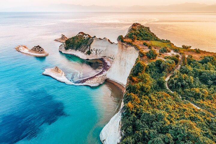 Excursão terrestre em Corfu: Paleokastritsa, cidade de Corfu e férias na praia