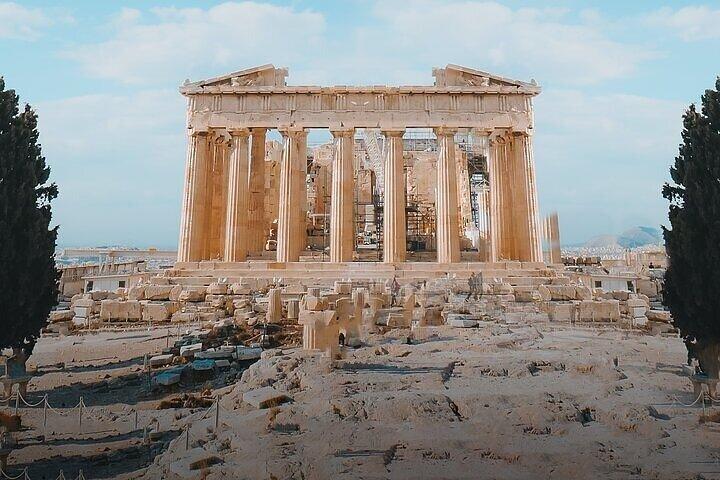 Tour privato della città di Atene di mezza giornata con un minivan