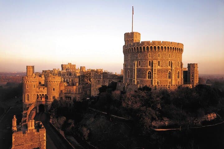 Stonehenge and Windsor from London