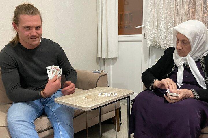 Card Game and Afternoon Turkish Tea with Local Grandma