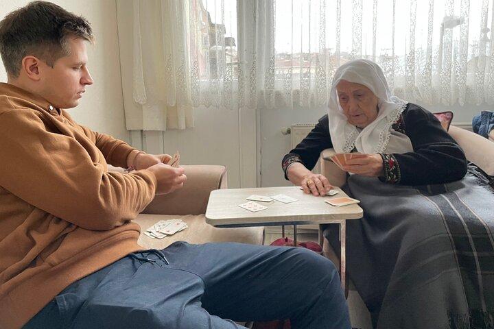 Card Game and Afternoon Turkish Tea with Local Grandma
